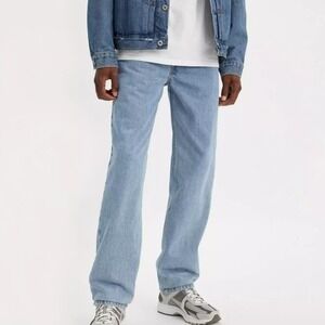 EUC Levi's Men's Vintage 90s 550™ Relaxed Fit Jeans Light Stonewash Size 37X32
